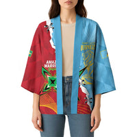 Saint Lucia and Guyana Cricket Personalized Kimono Kings Amazon Warriors Together - Wonder Print Shop