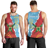 Saint Lucia and Guyana Cricket Personalized Men Tank Top Kings Amazon Warriors Together - Wonder Print Shop