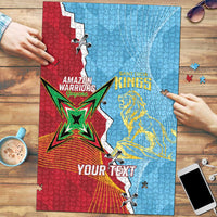 Saint Lucia and Guyana Cricket Personalized Puzzle Kings Amazon Warriors Together - Wonder Print Shop