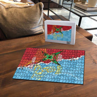 Saint Lucia and Guyana Cricket Personalized Puzzle Kings Amazon Warriors Together - Wonder Print Shop