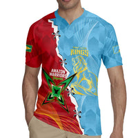 Saint Lucia and Guyana Cricket Personalized Rugby Jersey Kings Amazon Warriors Together - Wonder Print Shop