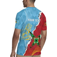 Saint Lucia and Guyana Cricket Personalized Rugby Jersey Kings Amazon Warriors Together - Wonder Print Shop