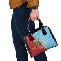 Saint Lucia and Guyana Cricket Personalized Shoulder Handbag Kings Amazon Warriors Together - Wonder Print Shop