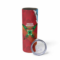Saint Lucia and Guyana Cricket Skinny Tumbler Kings Amazon Warriors Together - Wonder Print Shop