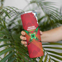 Saint Lucia and Guyana Cricket Skinny Tumbler Kings Amazon Warriors Together - Wonder Print Shop