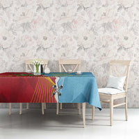 Saint Lucia and Guyana Cricket Personalized Tablecloth Kings Amazon Warriors Together - Wonder Print Shop