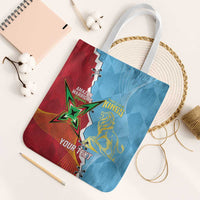 Saint Lucia and Guyana Cricket Personalized Tote Bag Kings Amazon Warriors Together - Wonder Print Shop