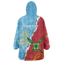 Saint Lucia and Guyana Cricket Personalized Wearable Blanket Hoodie Kings Amazon Warriors Together - Wonder Print Shop