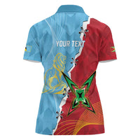 Saint Lucia and Guyana Cricket Personalized Women Polo Shirt Kings Amazon Warriors Together - Wonder Print Shop