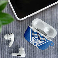 Greece Ohi Day AirPods Case Hellas Coat Of Arms Greek Pattern - Wonder Print Shop