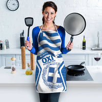 Greece Ohi Day Apron Hellas Coat Of Arms Greek Pattern - Wonder Print Shop