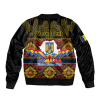 Personalised Romania Great Union Day Bomber Jacket Ziua Marii Uniri 105th Anniversary - Wonder Print Shop