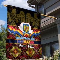 Personalised Romania Great Union Day Garden Flag Ziua Marii Uniri 105th Anniversary - Wonder Print Shop
