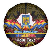 Personalised Romania Great Union Day Spare Tire Cover Ziua Marii Uniri 105th Anniversary - Wonder Print Shop