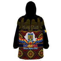 Personalised Romania Great Union Day Wearable Blanket Hoodie Ziua Marii Uniri 105th Anniversary - Wonder Print Shop