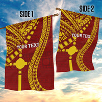 Personalised Fiji Rotuma Garden Flag Fijian Tapa Pattern - Wonder Print Shop