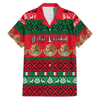 Personalised Mexico Christmas Family Matching Mermaid Dress and Hawaiian Shirt Feliz Navidad Mexican Pattern - Wonder Print Shop