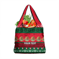 Personalised Mexico Christmas Grocery Bag Feliz Navidad Mexican Pattern