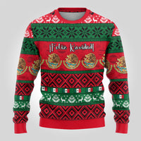 Personalised Mexico Christmas Ugly Christmas Sweater Feliz Navidad Mexican Pattern - Wonder Print Shop