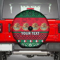 Personalised Mexico Christmas Spare Tire Cover Feliz Navidad Mexican Pattern - Wonder Print Shop