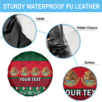 Personalised Mexico Christmas Spare Tire Cover Feliz Navidad Mexican Pattern - Wonder Print Shop