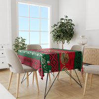 Personalised Mexico Christmas Tablecloth Feliz Navidad Mexican Pattern - Wonder Print Shop