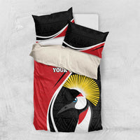 Uganda Rugby Custom Bedding Set Go Cranes - African Pattern - Wonder Print Shop