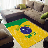 Custom Brasil Volleyball Area Rug Vai Canarinhos!