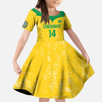 Custom Brasil Volleyball Family Matching Puletasi and Hawaiian Shirt Vai Canarinhos!