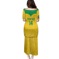 Custom Brasil Volleyball Family Matching Puletasi and Hawaiian Shirt Vai Canarinhos!