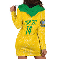 Custom Brasil Volleyball Hoodie Dress Vai Canarinhos!