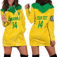Custom Brasil Volleyball Hoodie Dress Vai Canarinhos!