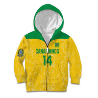 Custom Brasil Volleyball Kid Hoodie Vai Canarinhos!