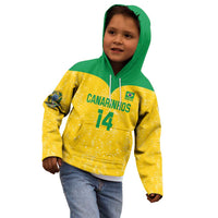 Custom Brasil Volleyball Kid Hoodie Vai Canarinhos!