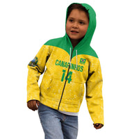 Custom Brasil Volleyball Kid Hoodie Vai Canarinhos!