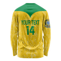 Custom Brasil Volleyball Long Sleeve Shirt Vai Canarinhos!