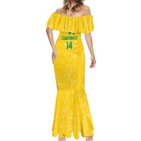 Custom Brasil Volleyball Mermaid Dress Vai Canarinhos!