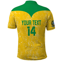 Custom Brasil Volleyball Polo Shirt Vai Canarinhos!