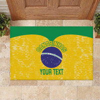 Custom Brasil Volleyball Rubber Doormat Vai Canarinhos! - Wonder Print Shop