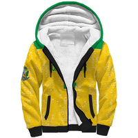 Custom Brasil Volleyball Sherpa Hoodie Vai Canarinhos! - Wonder Print Shop