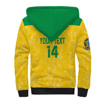 Custom Brasil Volleyball Sherpa Hoodie Vai Canarinhos! - Wonder Print Shop
