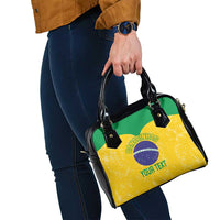 Custom Brasil Volleyball Shoulder Handbag Vai Canarinhos! - Wonder Print Shop