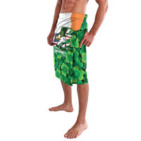 Irish American St Patrick's Day Lavalava USA Eagle Leprechaun Hat Shamrock Pattern