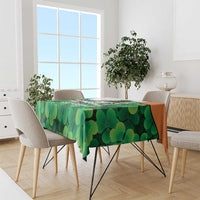 Irish American St Patrick's Day Tablecloth USA Eagle Leprechaun Hat Shamrock Pattern