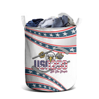 Hockey United States 250th Anniversary Laundry Basket USA Semiquincentennial We The People