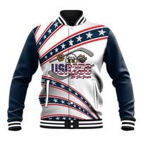 Custom Hockey United States 250th Anniversary Baseball Jacket USA Semiquincentennial We The People