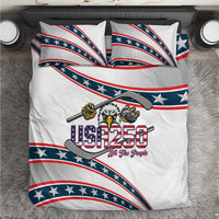 Hockey United States 250th Anniversary Bedding Set USA Semiquincentennial We The People