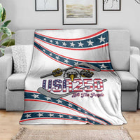 Hockey United States 250th Anniversary Blanket USA Semiquincentennial We The People