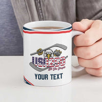 Custom Hockey United States 250th Anniversary Ceramic Mug USA Semiquincentennial We The People