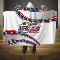 Hockey United States 250th Anniversary Hooded Blanket USA Semiquincentennial We The People